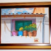 Ventana con macetas