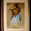 La abuela, acuarela de Paco Ponce