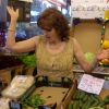 Marichu en el Mercado Central de Valencia