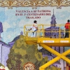 Tapiz de flores a la Virgen de los Desamparados en Valencia 2011
