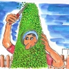 Los setos en parques y jardines.
