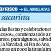 Días de sacarina – 20minutos