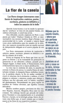 Las flores cantan y hablan