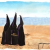 Penitentes con capirote en la playa de Valencia – ¡Cosa fina! Magazine