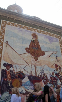 Tapiz de flores para la Virgen – Valencia 2012