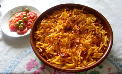 Cazuela de macarrones