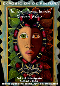Cartel exposicion de Clemente Alarcos