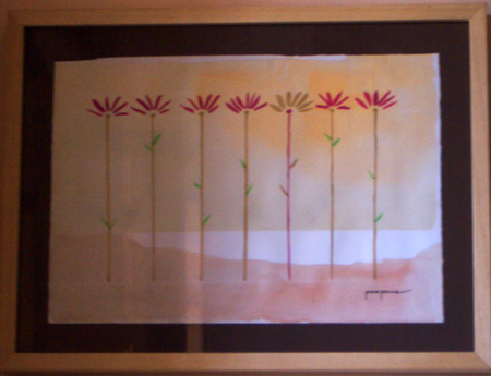 Oasis, pintura en acuarela Oasis, pintura en acuarela