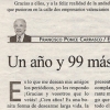 Un año y 99 más…