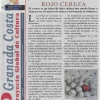 Ya está aquí el rojo cereza – Prensa papel