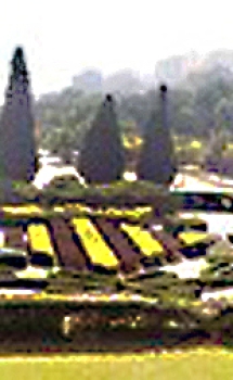 Jardines río Turia de Valencia- La Columna