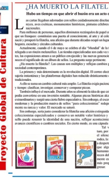 ¿Qué sucede con la Filatelia en la actualidad?