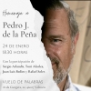 Homenaje al catedrático, escritor y poeta Pedro J. de la Peña