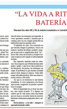 “La vida a ritmo de batería” – PRENSA