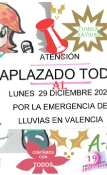 A-Rimando, aplaza su evento por “precaución lluvias”