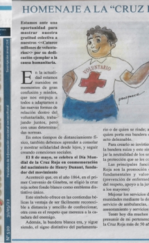 Periódico Granada Costa con la “Cruz Roja”