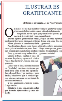 Ilustrar es gratificante – PERIÓDICO (Granada Costa)