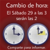 Tras seis largos meses, por fin llego el «cambio»… de hora
