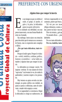 Es urgente romper la inercia – A TODA COSTA