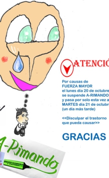 Atención asociado de A-rimando (AVISO)