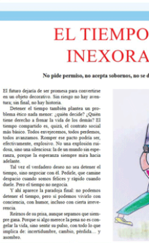 EL TIEMPO PASA… A TODA COSTA (Prensa)