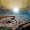 Acuarela: Pueblo del litoral – Paco Ponce