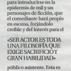 Arte de actor, alma de Actor, bolsillo de Actor – El abrelatas