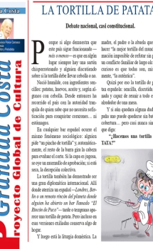 Tortilla de patatas – Periódico Granada Costa