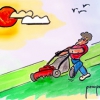 Hoy me “toca” cortar el césped – El Ventanuco
