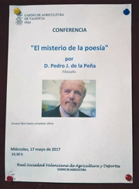 Conferencia de Pedro J. de la Peña