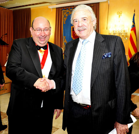 José Hoyo (presidente) y Francisco Ponce (escritor)