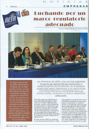 AEFA en Terralia revista de Madrid