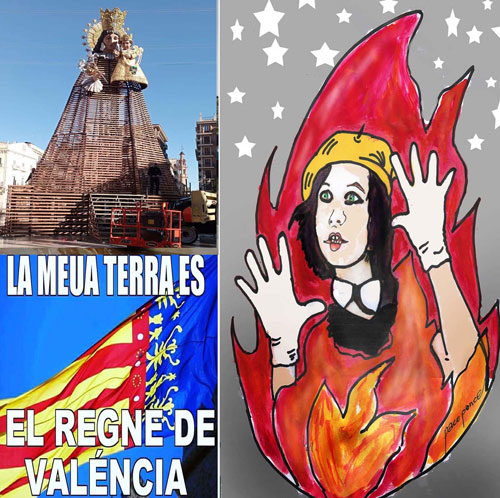 Valencia ofrenda fallas