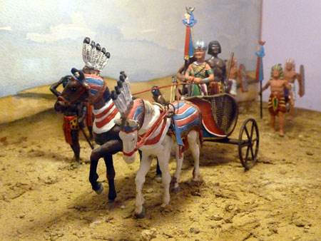(El faraón en carro con sus tropas) - Autor:Alymer