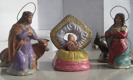 Figuras del nacimiento del Niño Jesús de Belén