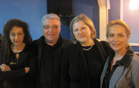 Emma, Javier, Mercedes y Carmen