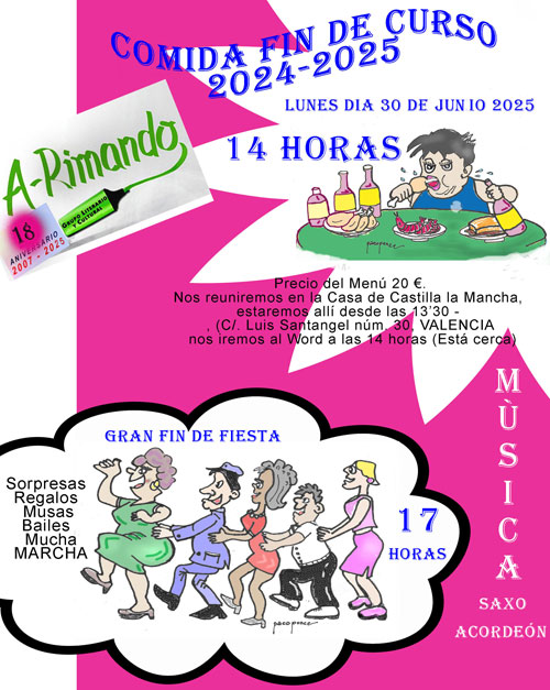 A-rimando Fiesta fin curso