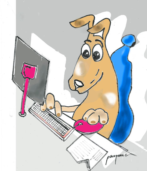 perro-oficina